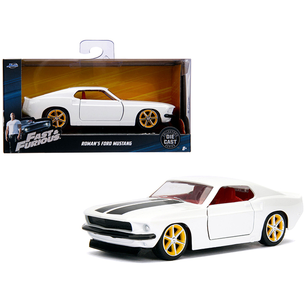 Jada Roman's Ford Mustang 1/32 Scale - White/Black Red Int.