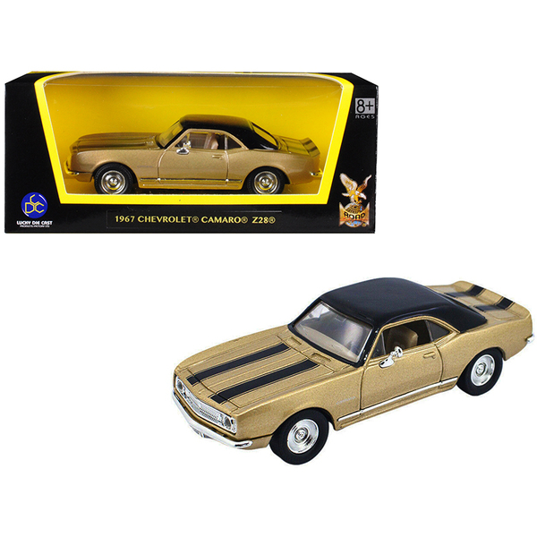Road Signature 1967 Chevy Camaro Z-28 - Gold/Black Stripes