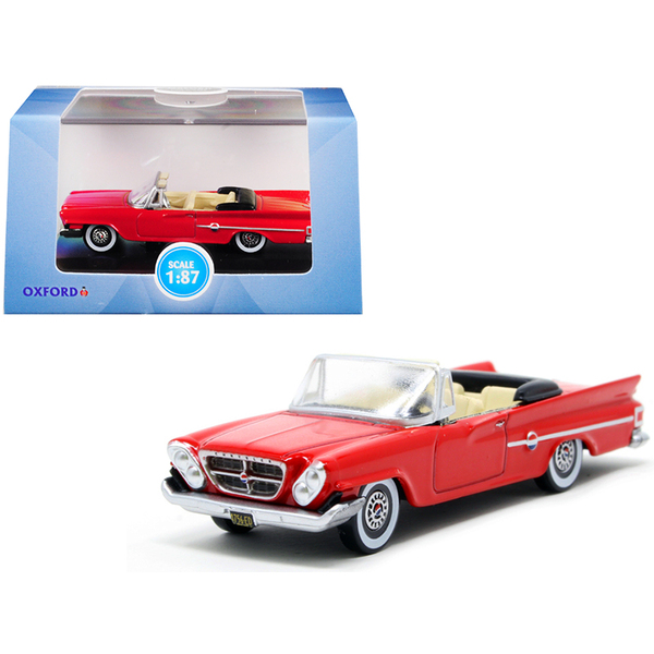 Oxford Diecast 1961 Chrysler 300 Convertible, HO Scale