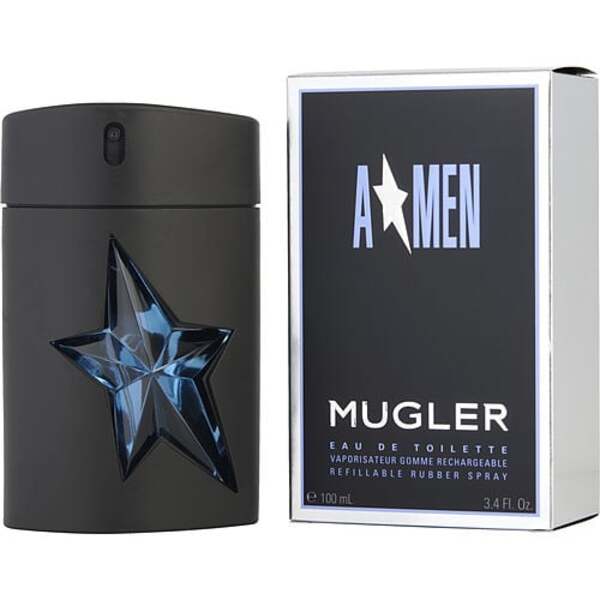 Angel 265006 Eau de Toilette 3.4 fl oz (100 mL) Refillable Rubber Bottle Spray for Men