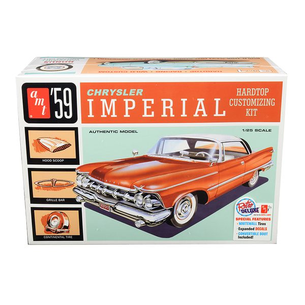 AMT 1959 Chrysler Imperial 3-in-1 Model Kit - 1/25 Scale