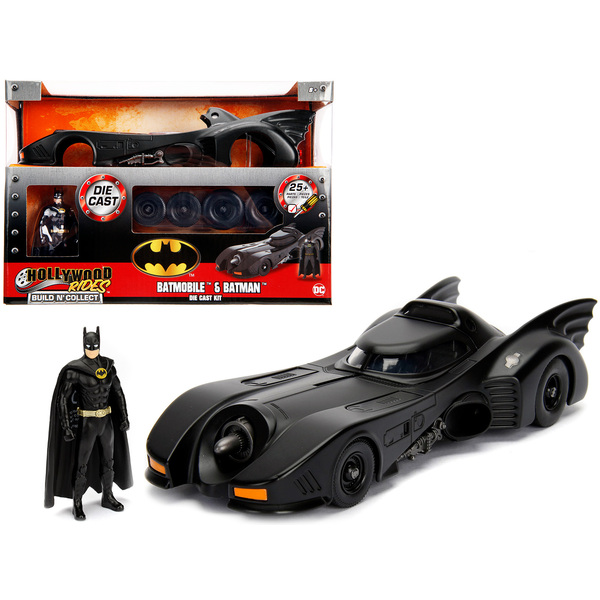 Jada 1989 Batmobile Model Kit: Matte Black, 1/24 Scale