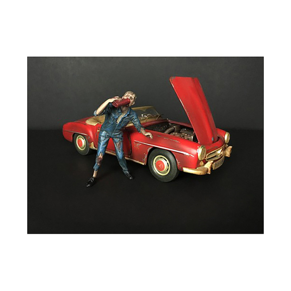 American Diorama Zombie Mechanic III 3" 1/24 Scale Figurine
