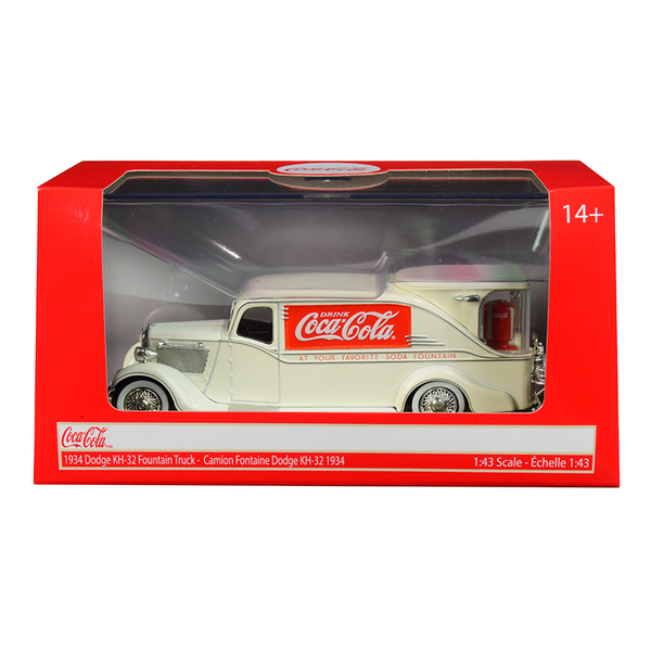 Motorcity Classics 1934 Dodge KH-32 Coca-Cola Fountain Truck - Cream