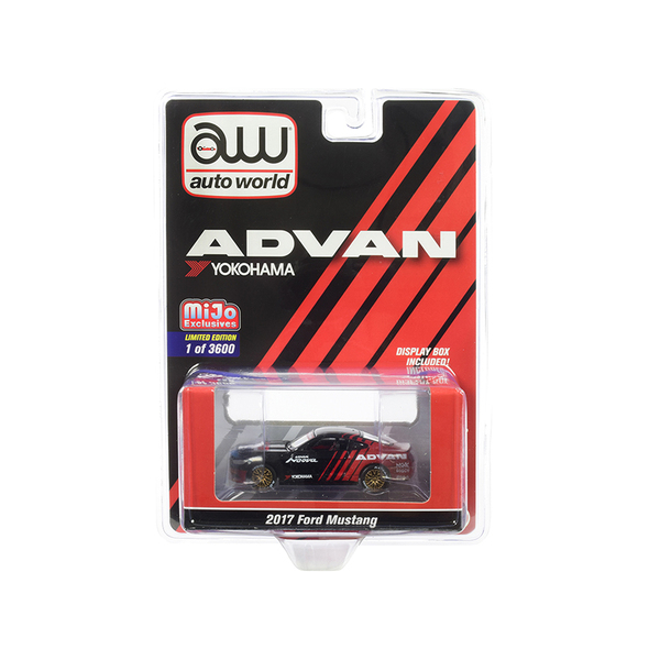 Auto World 2017 Ford Mustang ADVAN Yokohama 1/64 Diecast