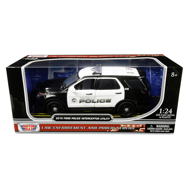 Motormax San Gabriel Police Interceptor Utility 1:24