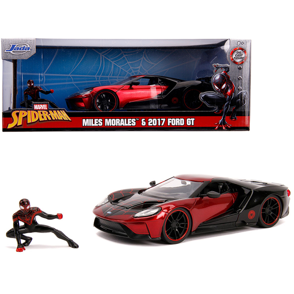 Jada 2017 Ford GT & Miles Morales 1/24 Scale
