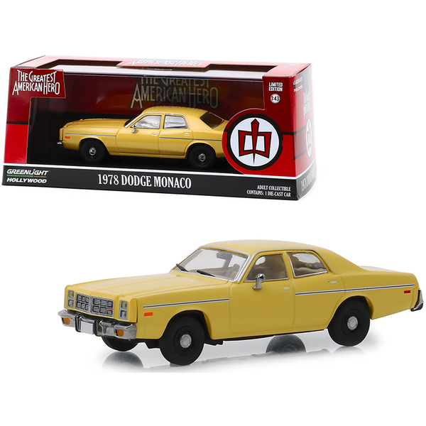 Greenlight 1978 Dodge Monaco "Greatest American Hero" Diecast 1/43