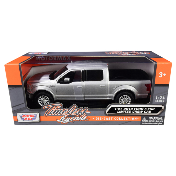 Motormax 2019 Ford F-150 Limited Metallic Silver 1/24 Diecast