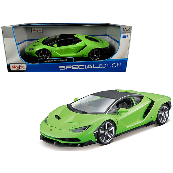 Maisto Lamborghini Centenario 1/18 Diecast - Lime Green/Matte Black