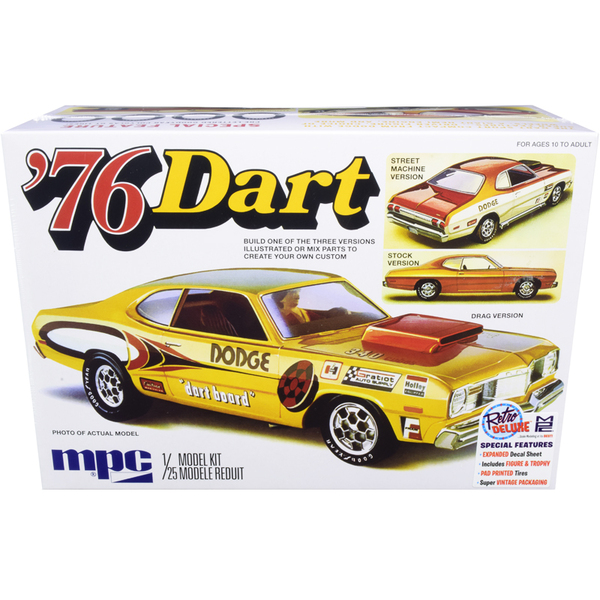 MPC 1976 Dodge Dart Sport 3-in-1 Model Kit w/Figurines