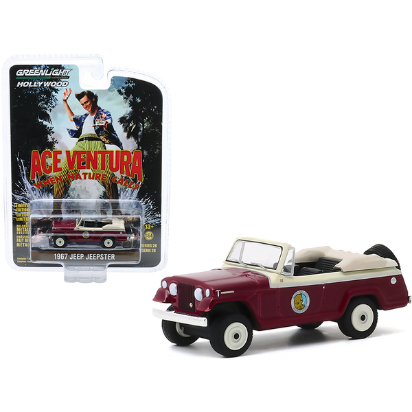 Greenlight 1967 Jeep Jeepster Ace Ventura Movie 2.75in
