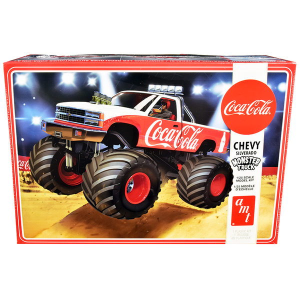 AMT Chevrolet Silverado Coca-Cola Monster Truck Kit 1/25