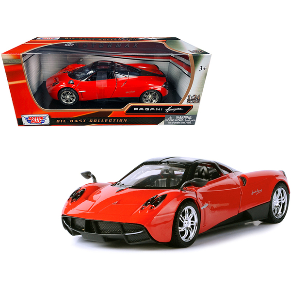 Motormax Pagani Huayra Bright Red 1/24 Diecast