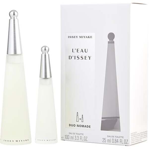 L'eau D'issey EDT Spray Duo for Women: 3.3 Oz & 0.84 Oz - A Floral Aquatic Dream