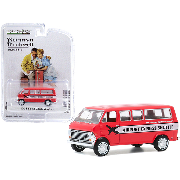 Greenlight 1/64 Scale 1968 Ford Club Wagon Bus