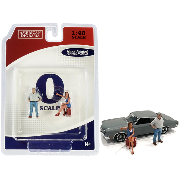 American Diorama 70s Style Figurines Set III, 1/43 Scale