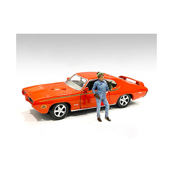 American Diorama Retro Mechanic IV Figurine 2.75" 1/24 Scale