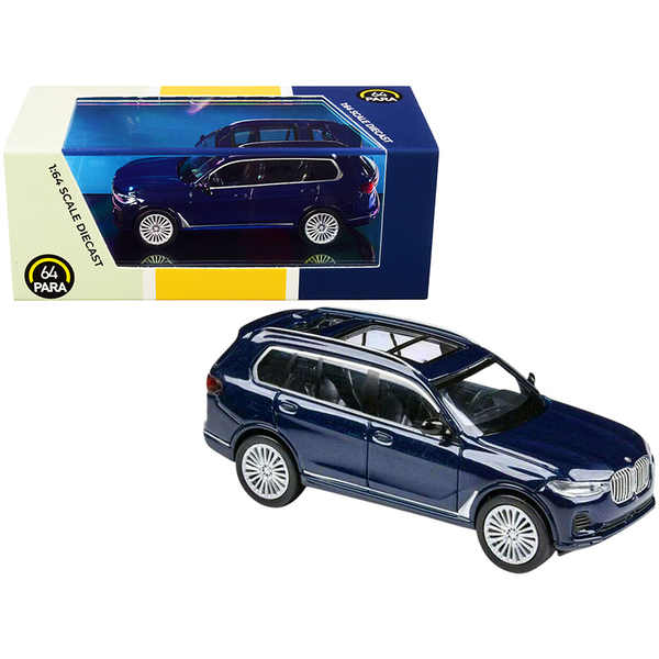 Paragon BMW X7 Tanzanite Blue Metallic 1/64 Scale
