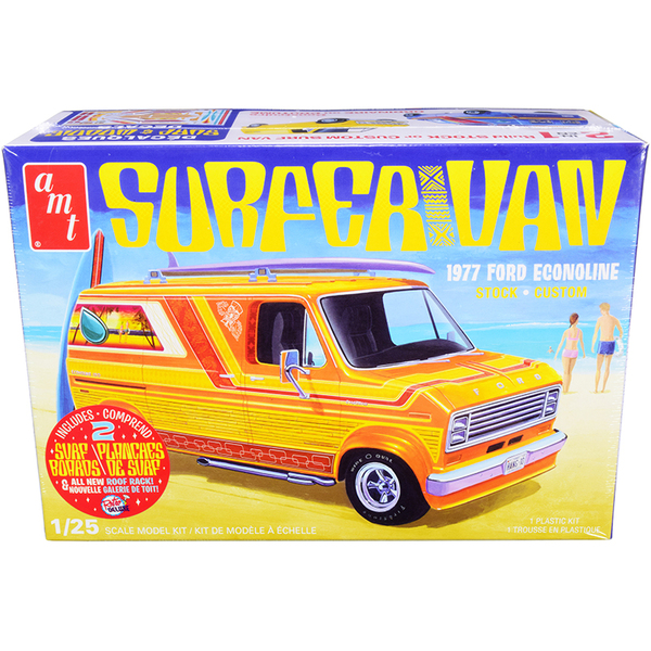 AMT 1977 Ford Econoline Surfer Van 2-in-1 Model Kit