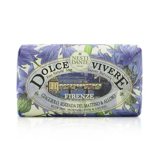 Nesti Dante Dolce Vivere Firenze Soap - Blue Iris, Morning Dew & Laurel - 8.8 oz (250g)