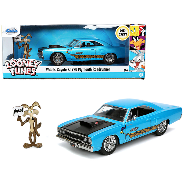 Jada 1970 Plymouth RoadRunner Light Blue 1/24 Scale Diecast