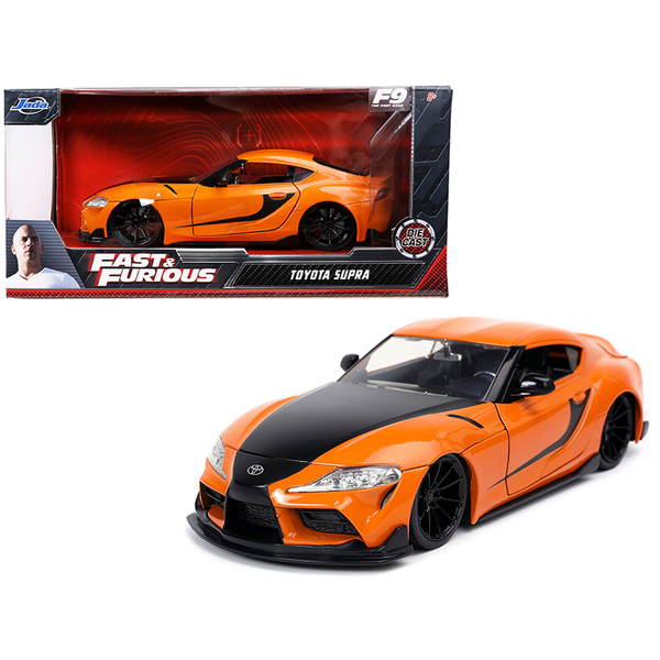 Jada Fast & Furious 9 Toyota Supra Orange 1/24 Scale Diecast