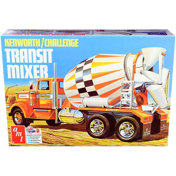 AMT Kenworth Cement Mixer Truck 1/25 Scale Model Kit