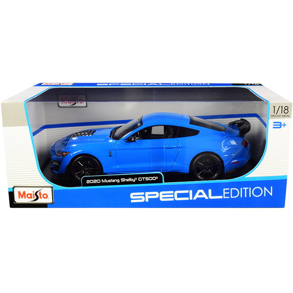 Maisto Light Blue 2020 Ford Mustang Shelby GT500 1/18