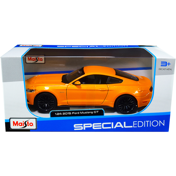 Maisto 2015 Ford Mustang GT 5.0 Orange 1/24 Scale