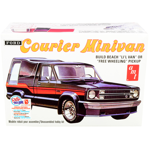 AMT 1978 Ford Courier Minivan 2-in-1 Model Kit 1/25 Scale
