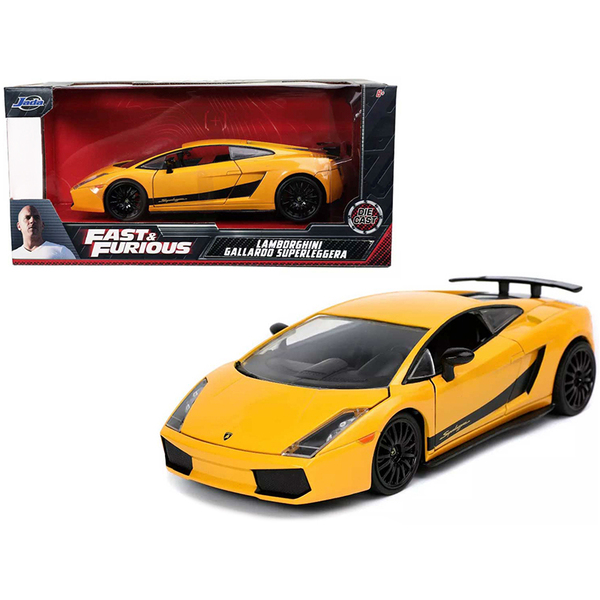 Jada Fast & Furious Gallardo Superleggera Yellow/Black 1/24
