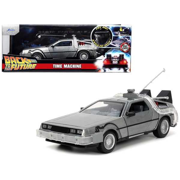 Jada DeLorean Time Machine Brushed Metal 1/24 Scale