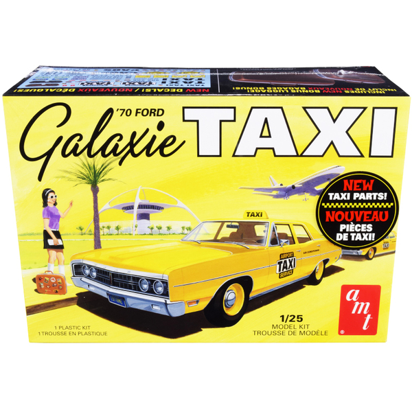 AMT 1970 Ford Galaxie Taxi Model Kit