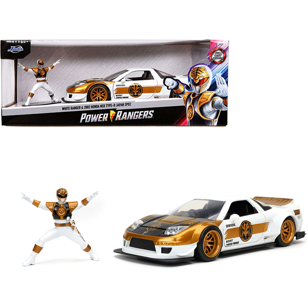 Jada 2002 Honda NSX Type-R (RHD) & White Ranger