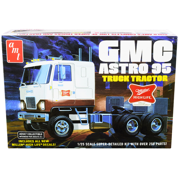 AMT GMC Astro 95 Truck Tractor "Miller" 1/25 Model Kit