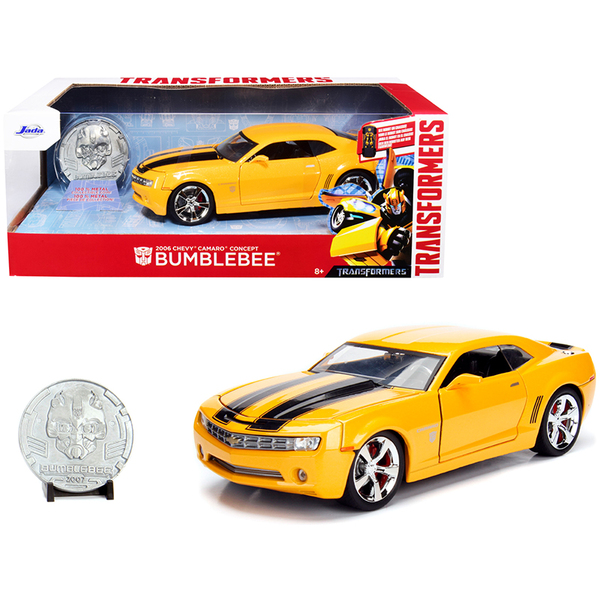 Jada Bumblebee Camaro Concept 1/24 Diecast with Robot