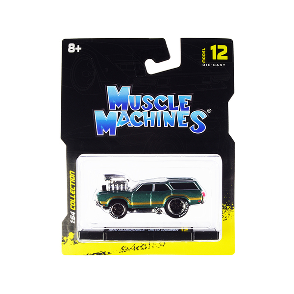 Muscle Machines 1970 Oldsmobile Vista Cruiser 442 Green 1/64