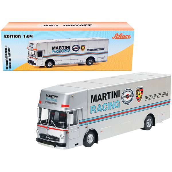 Schuco Mercedes-Benz Martini Racing Transporter 1/64 Diecast