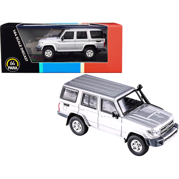 Paragon 1/64 Toyota Land Cruiser 76 Silver Pearl
