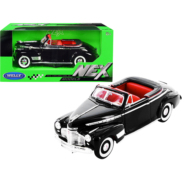 Welly 1941 Chevrolet Special Deluxe Convertible 1/24 Diecast - Black