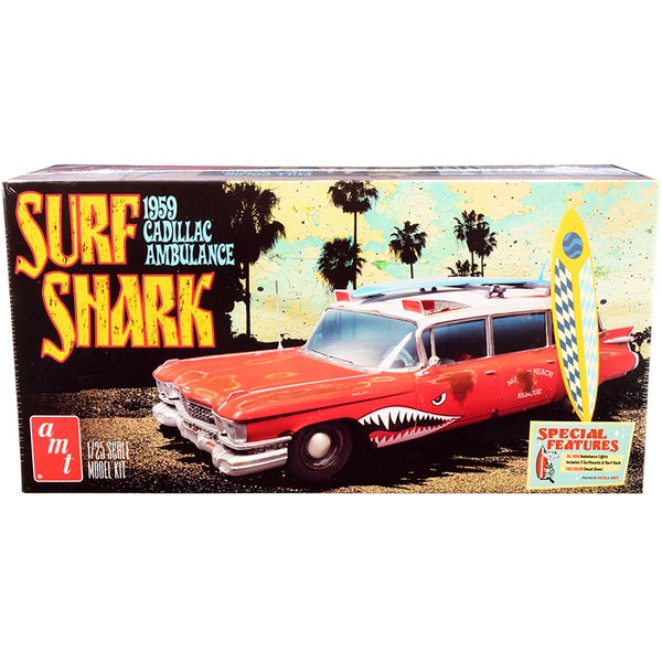 AMT 1959 Cadillac Ambulance "Surf Shark" 1/25 Scale