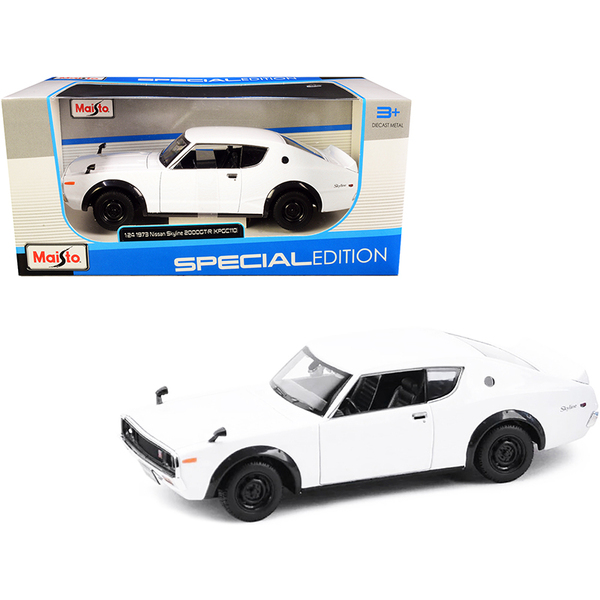 Maisto 1973 Nissan Skyline 2000GT-R White 1/24 Scale Diecast