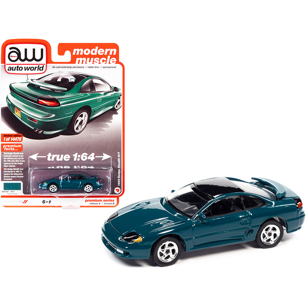 Auto World 1993 Dodge Stealth R/T "Peacock Green" 1/64