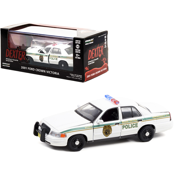 Greenlight 2001 Ford Crown Victoria Miami Metro Police 1/43