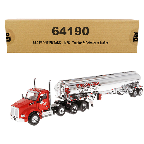 Diecast Masters Kenworth T880 Tanker - Red/Chrome 1/50