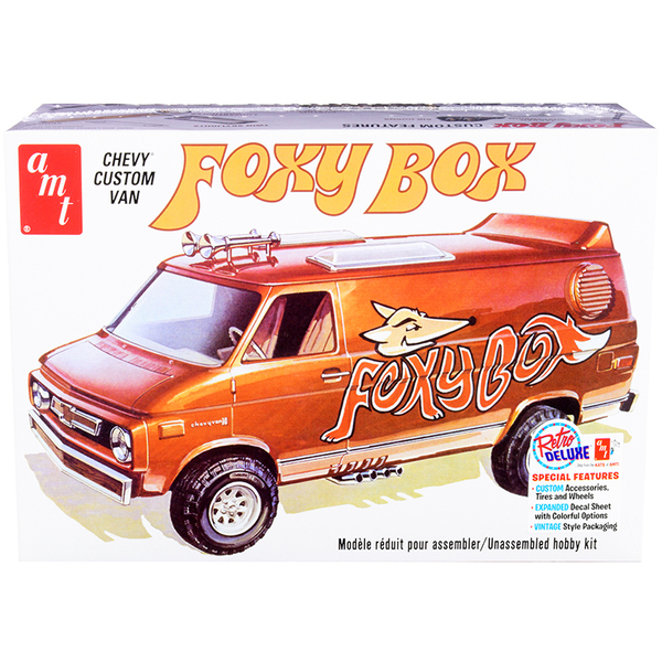 AMT Foxy Box Chevrolet Custom Van 1/25 Scale Model Kit
