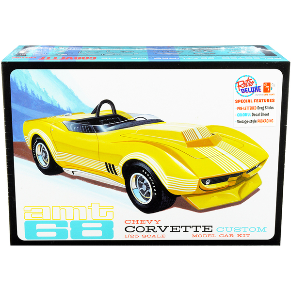 AMT 1968 Chevy Corvette Custom 1/25 Scale Model Kit