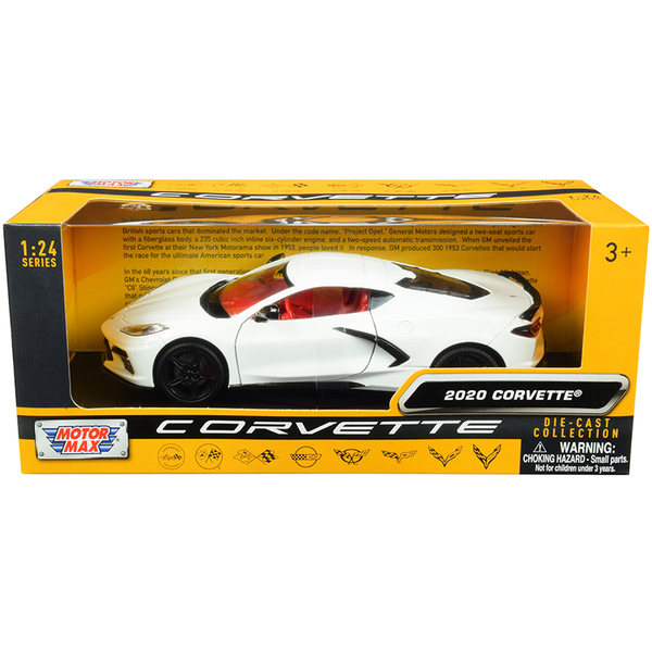 Motormax 2020 Corvette C8 Stingray 1/24 Scale Diecast Model