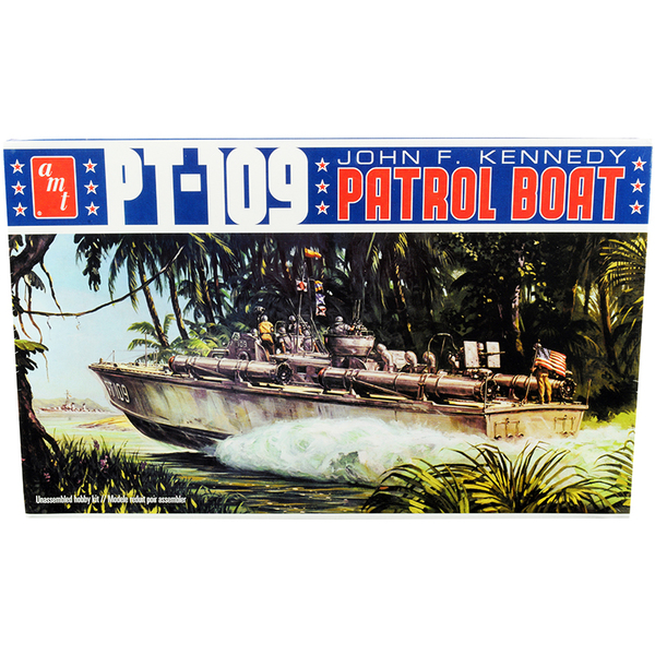 AMT PT-109 JFK WWII Patrol Boat 1/64 Scale Model Kit